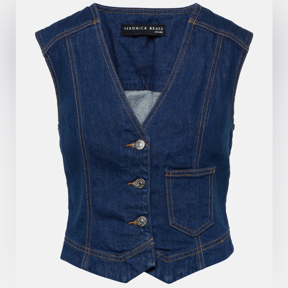 Brand New Veronica Beard Jean Vest
